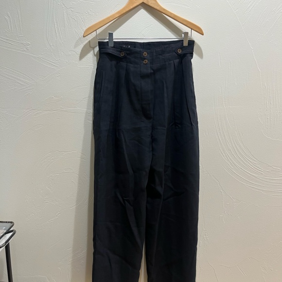 Women's Vintage Escada Linen Pants - Picture 1 of 7